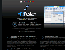 Tablet Screenshot of mp3resizer.com